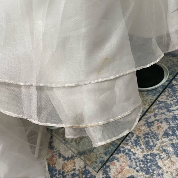 Maggie Sottero Limited Edition Amber A-Line Organza Ivory Swarovski Wedding Gown - Picture 10 of 15